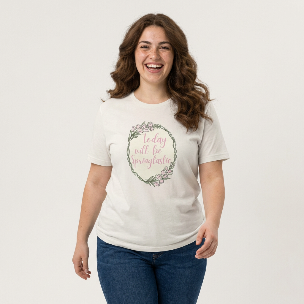 Today Will Be Springtastic Floral Tee